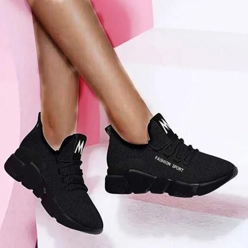 FUXING FASHION Baskets De Sport - Noir